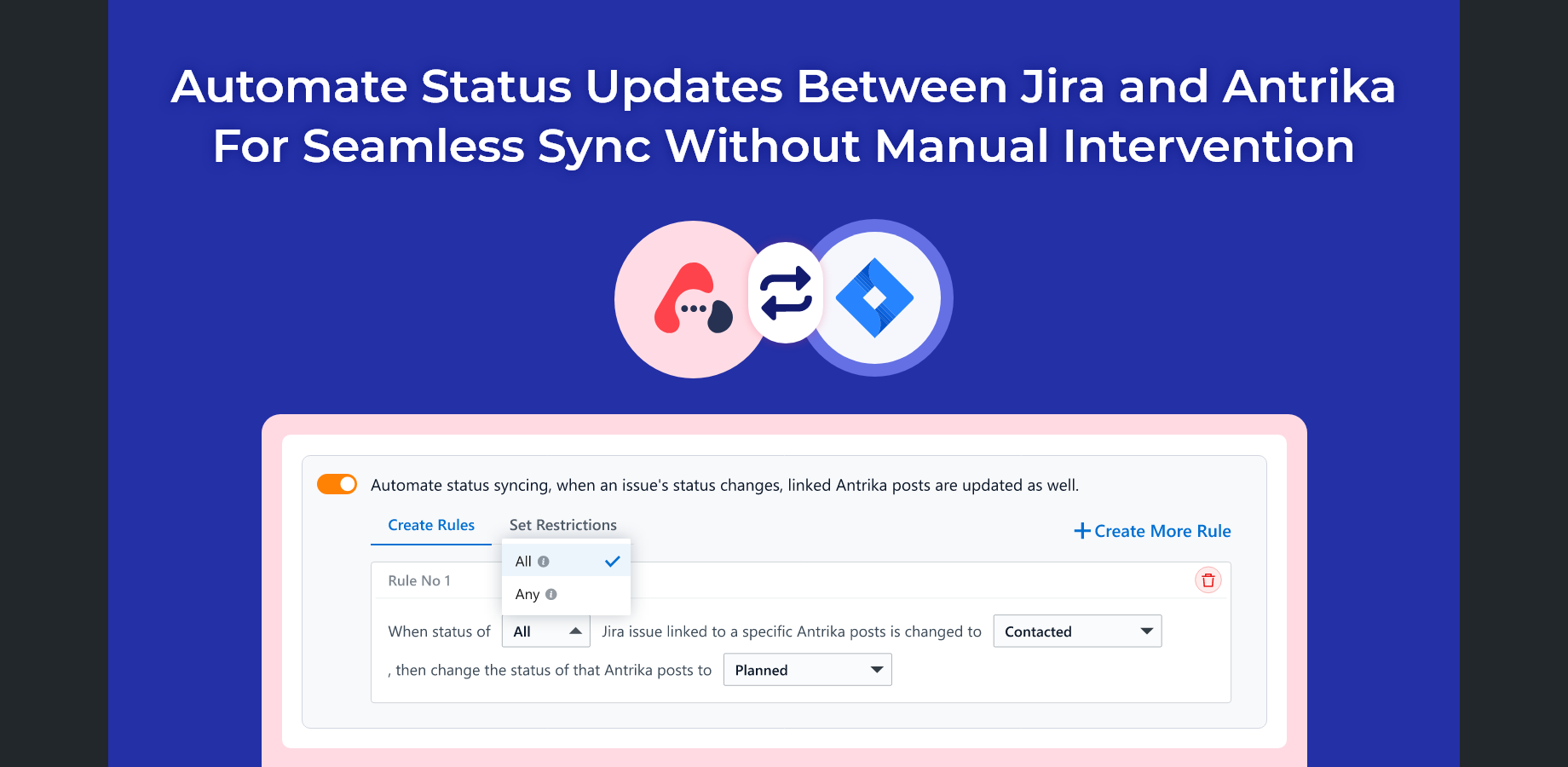 Keep linked feedback & issues statuses in sync