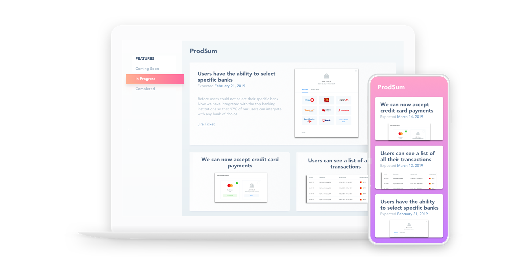 Coworkers Can Follow Product Updates