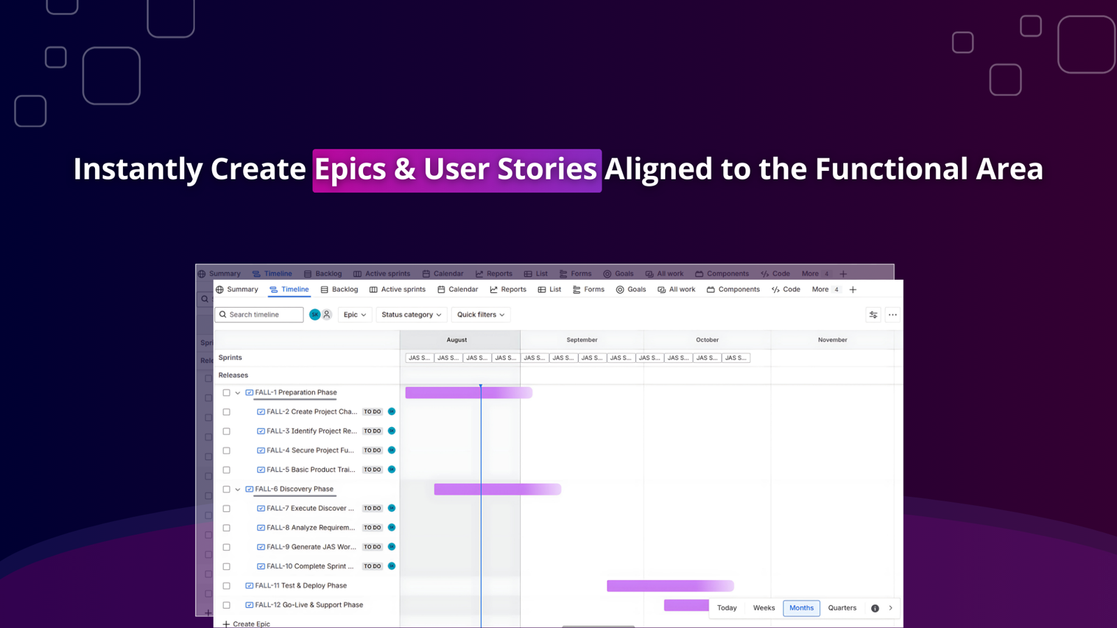 Auto-Generate Jira Epics & Stories