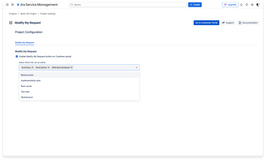 Select which fields are editable per project