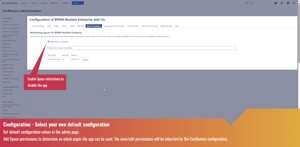 Select your own default configuration