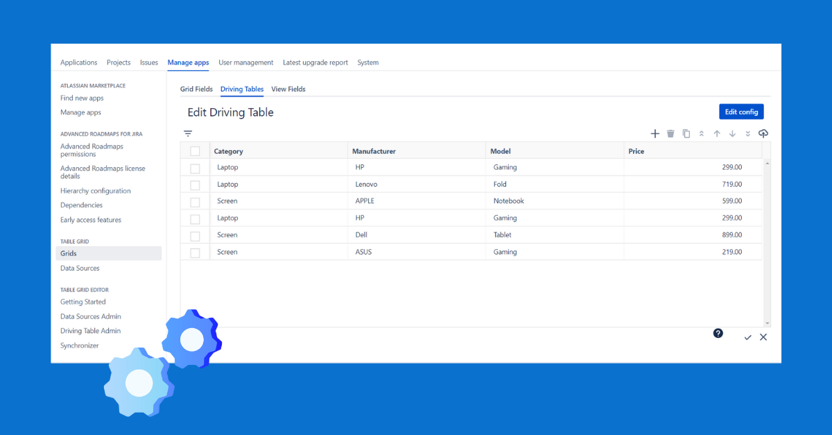 Use Table Grid Next Generation API