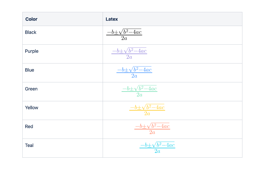 Color configurable