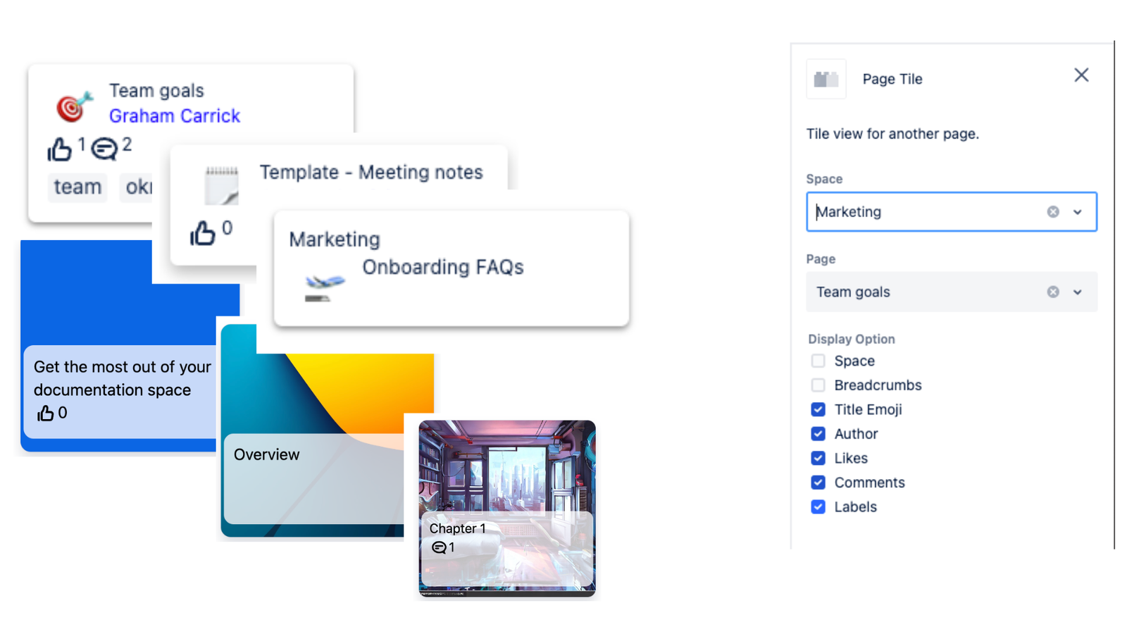 More engaging content with page tiles
