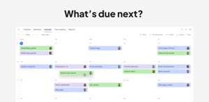 Instantly see your deadlines: track what's completed, upcoming, or past due for better clarity and timely action.