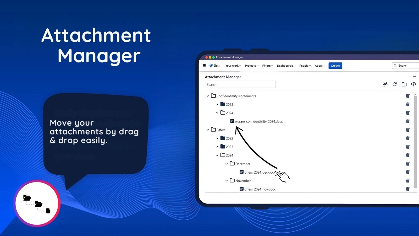 Drag and Drop attachments