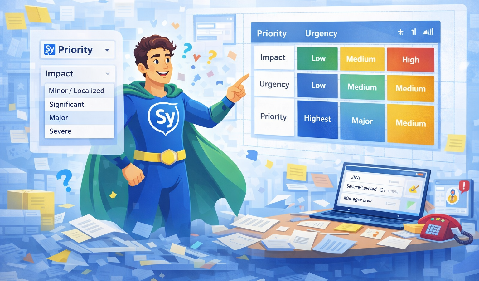 Add an ITIL-aligned Priority Matrix to JSM