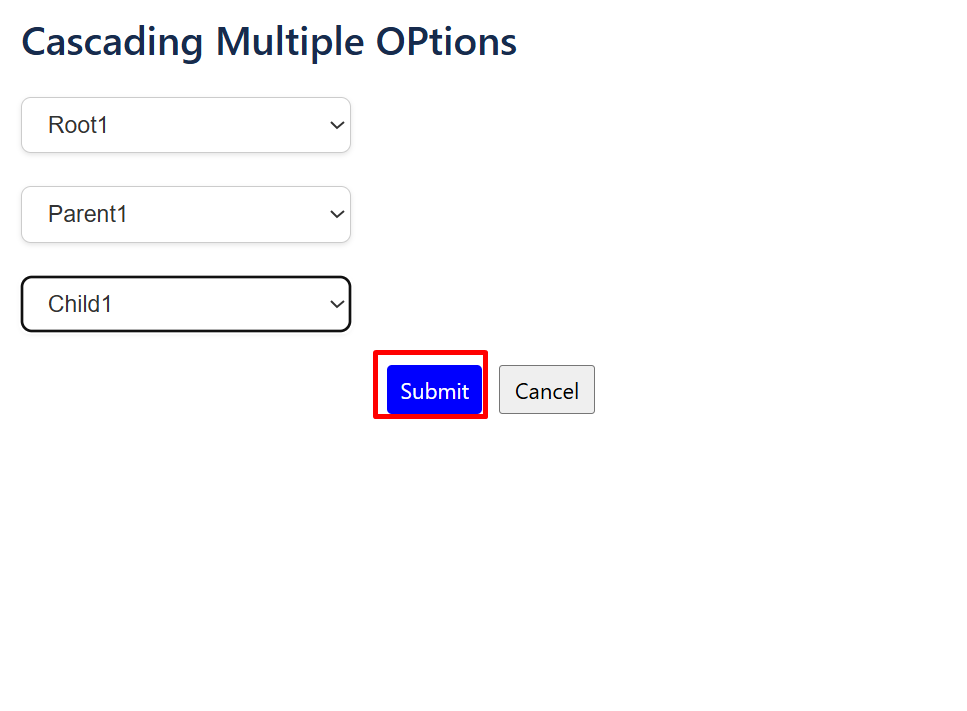 Select from Structured Options