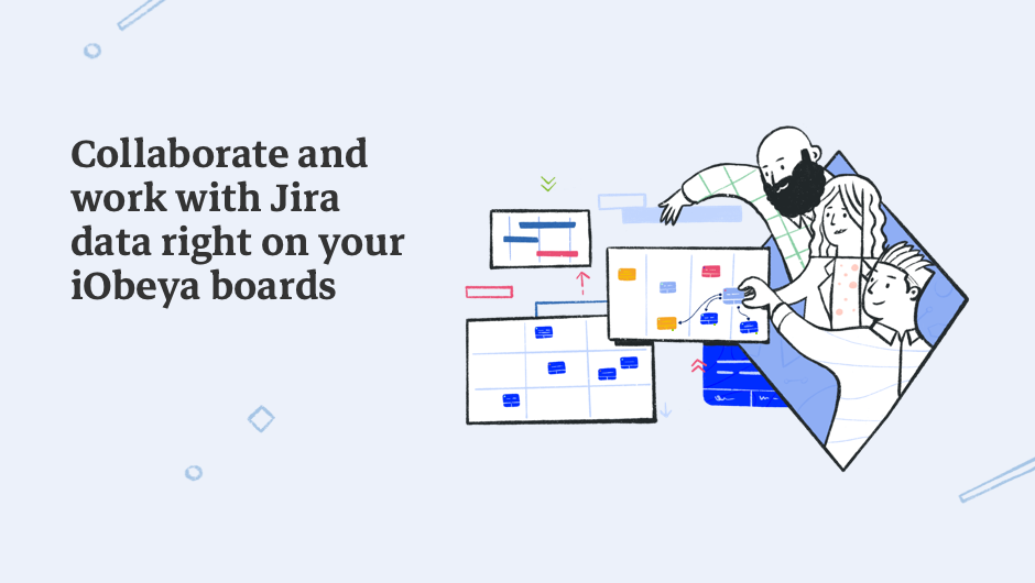 Jira data and iObeya boards to better collaborate