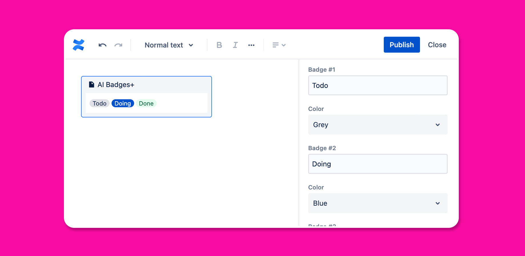 Fast customization with the inline macro editor