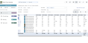 The big data can be quickly summarized and highlighted by generating a pivot report.