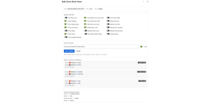 Once everything is set, you are prompted to this screen to confirm you choices prior to start the Bulk Cloning operation. Note that you can save your seetings in a future template