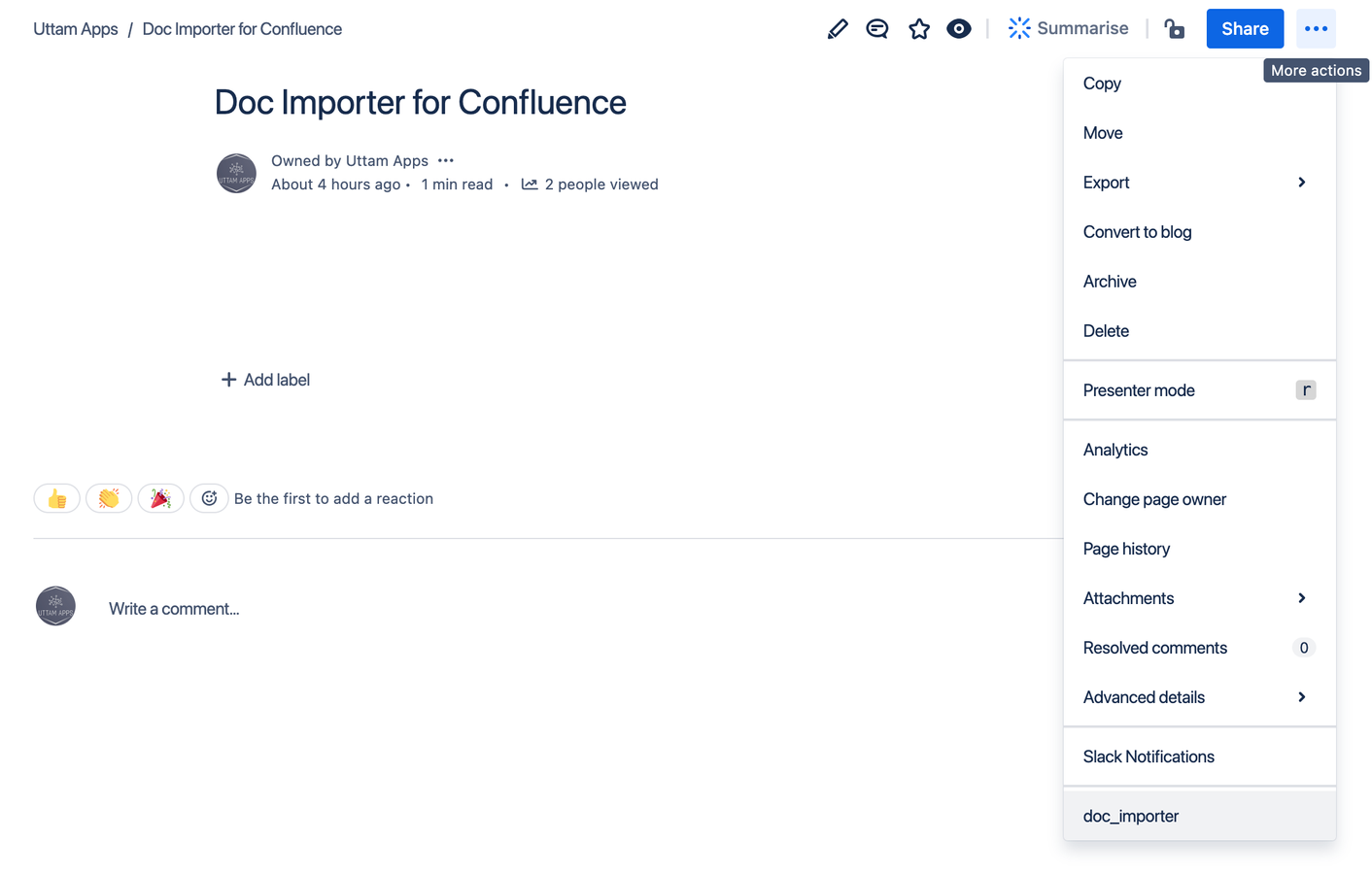 Select Doc Importer