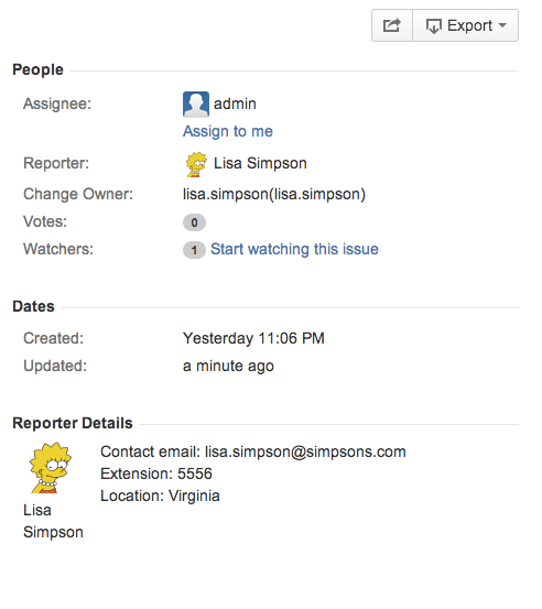 Reporter Details