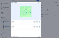 Preview KML, KMZ, GPX and GeoJSON files directly in Jira with zoom, pan, coordinates and offline basemaps
