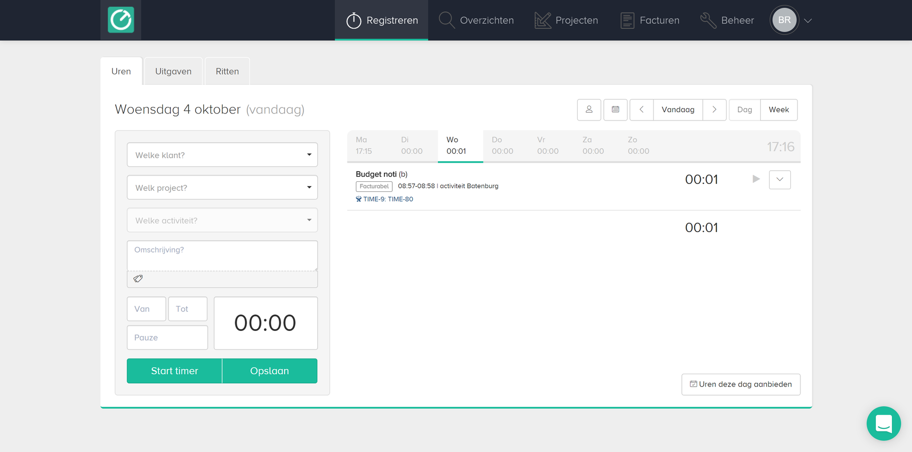 TimeChimp Integration