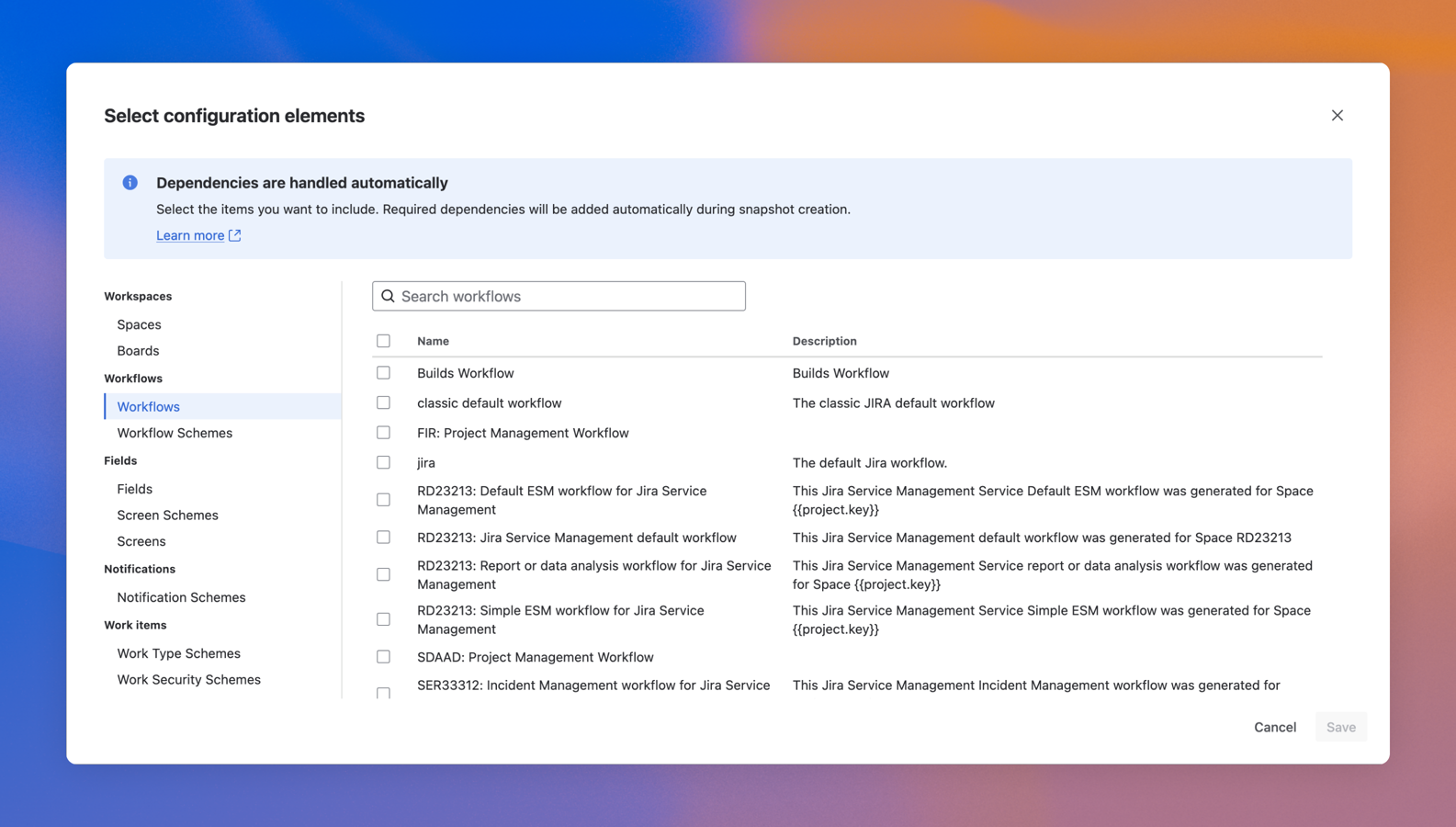 Move only the changes that are ready. Choose the exact configuration updates to promote from sandbox to production. Avoid unrelated changes, reduce rework, and keep admins in control of production.