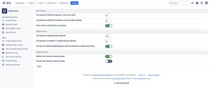 manage plugin settings