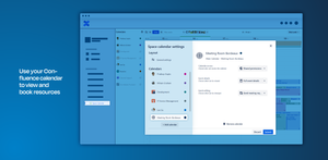 Use your Confluence calendar to view and book resources in Outlook. Search for your available meeting rooms, choose the one you need and set calendar permissions for it, as well.