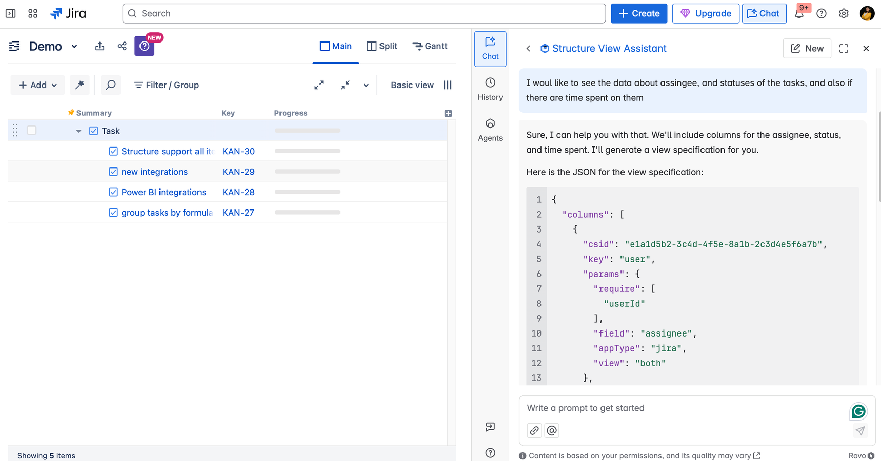 Flexible, User-Defined Views