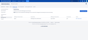 Associates ServiceDesk Plus users to ADManager Plus technicians