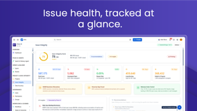 Track unassigned work, reopen rate, long-running issues, stalled progress, resolution mismatches, and hierarchy gaps so teams can improve issue health before delivery is affected