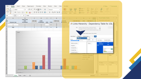 Export Pivot table from Dependency map to Excel and build charts