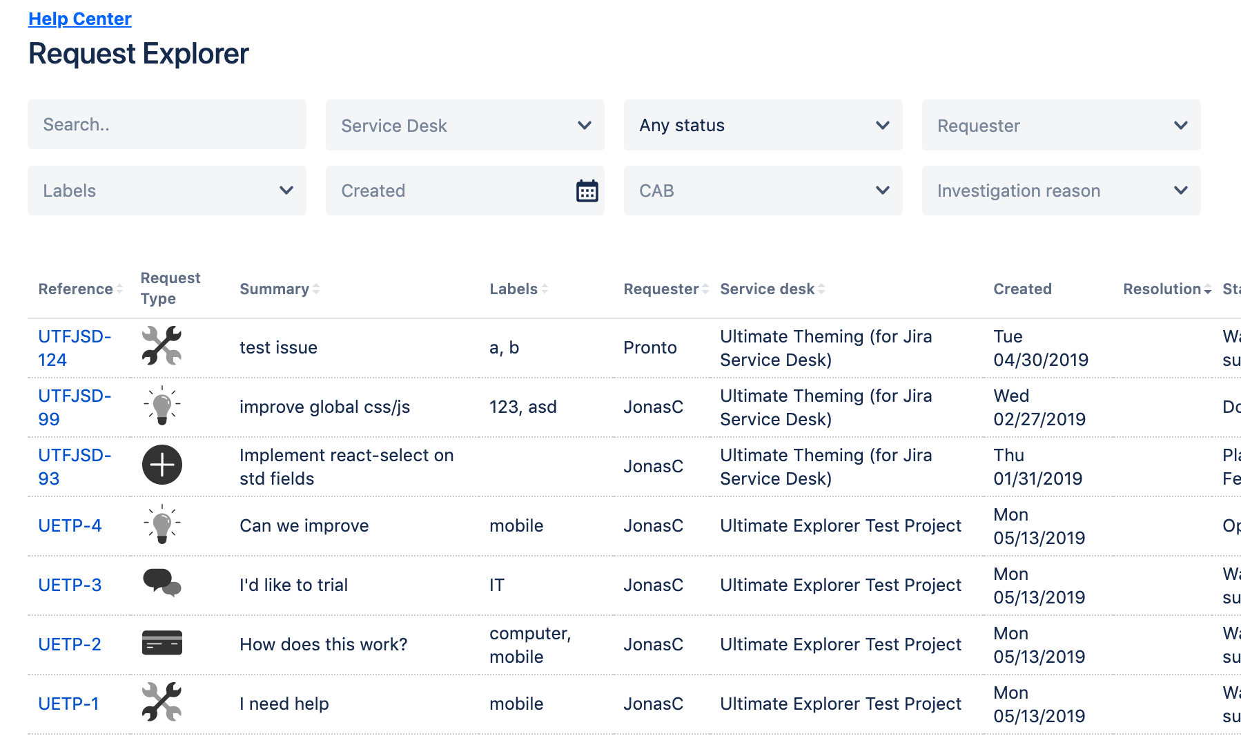 A lot of criteria fields are supported, this shows only some of them. If you think something is missing, let us know!