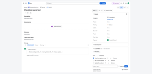 The checklist lives on the issue: add items, tick them, and the progress updates as you go.