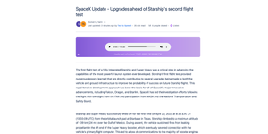 Simply click on 'Listen' and an audio transcription of your page is available instantly!