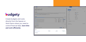 Create budgets and costs directly from Jira Spaces and work items for faster financial control