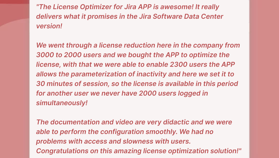 ​License Optimizer manipulates the application access in real-time granting access to users only when it is needed.