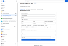 Register any API token, credential or access key with full metadata: owner, tool, client, project, expiry date, permissions, priority and custom tags.