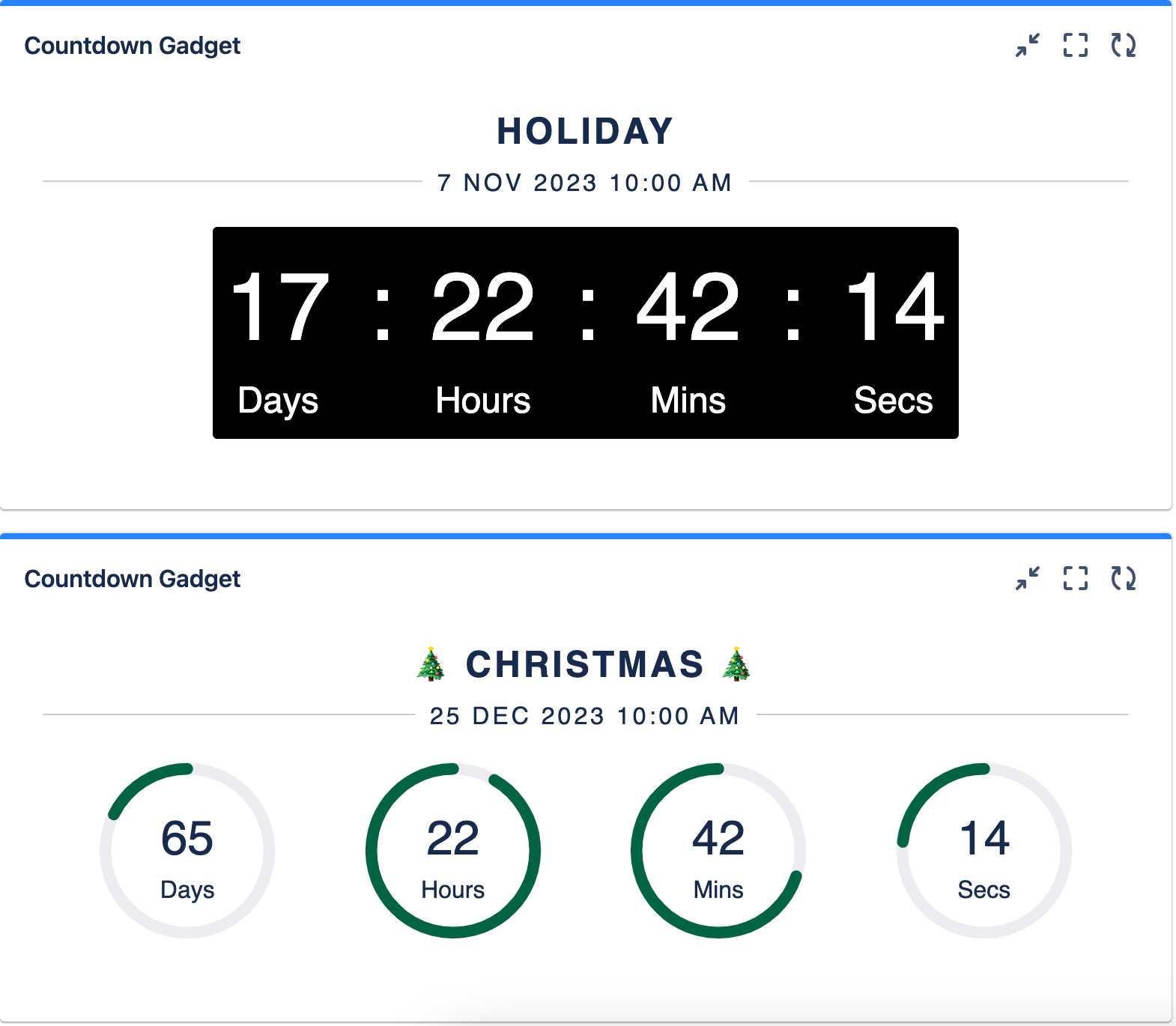 Countdown to your big day