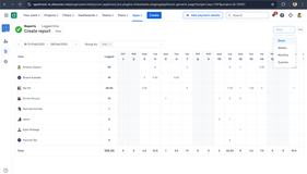 Smart Filtering – Filter timesheets by days, weeks, months, or quarters for better insights.