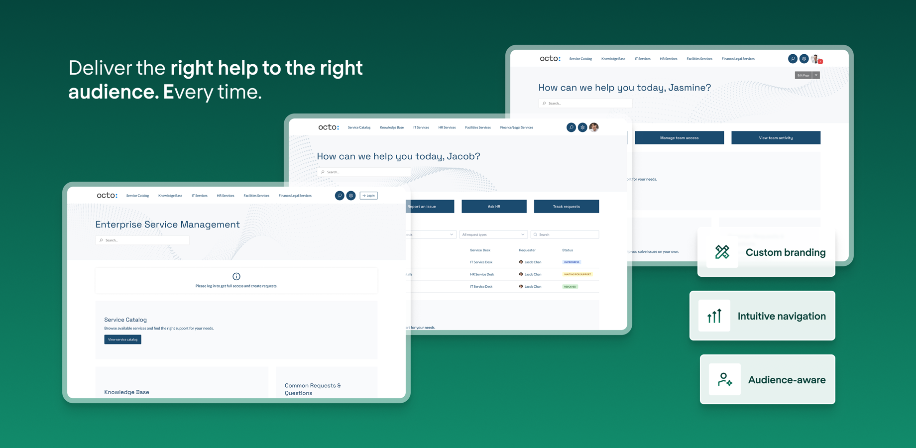 Deliver outstanding support with a modern, professional look & feel for your help desk.