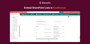 Embed SharePoint Lists in Confluence