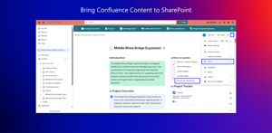 Bring Confluence content to SharePoint