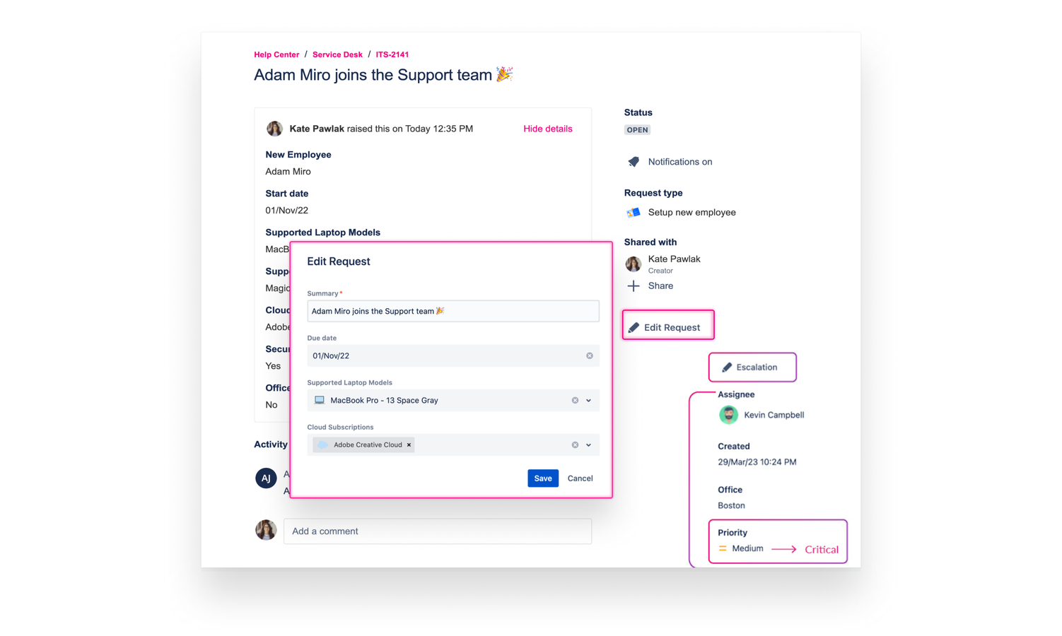 Allow service desk agents to focus on ticket resolution instead of updating them. Create a Jira ticketing system without bottlenecks. Jira customer portal customization benefits with higher CSAT and meeting SLA faster.