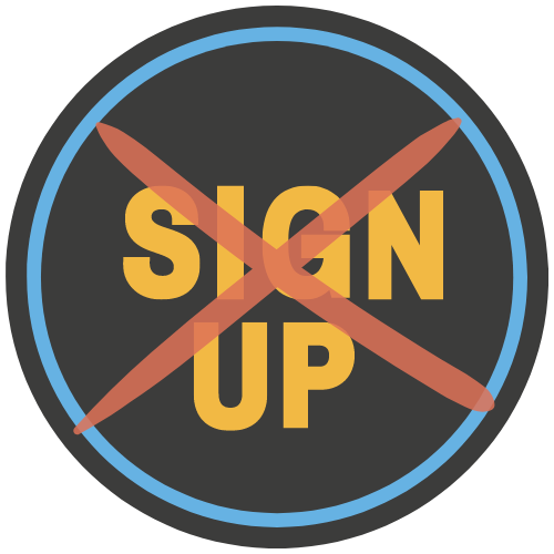 Hide "Sign up for an account" JSM