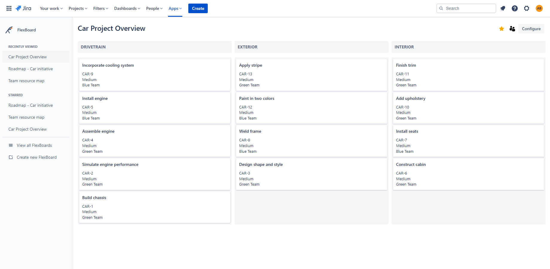 Provide your team with a bird’s eye view into how stories map to epics. Group stories so functionality can be expressed as a user journey. Analyze how stories or epics map to major themes.
