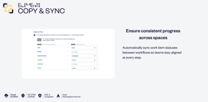Ensure consistent progress across spaces
