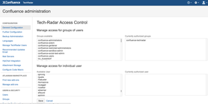 You can explicitly control who is able to manage and change radar instances and who can just see 'em. Don't worry - admins always have write-access.