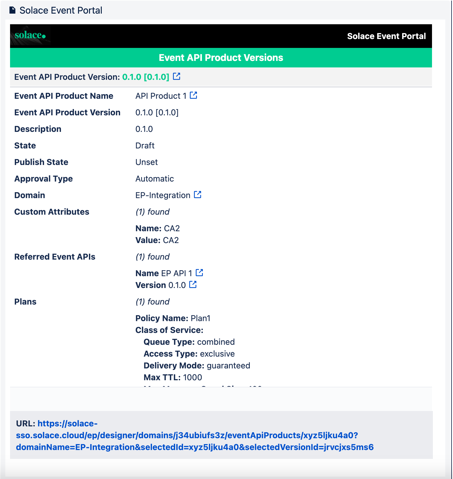 Event Portal - Event API Product