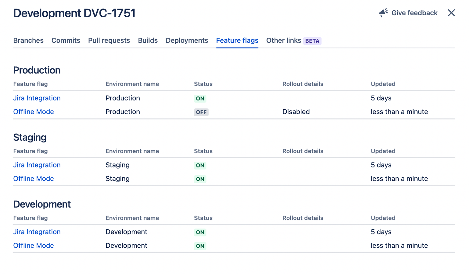 Connect your tickets in DevCycle
