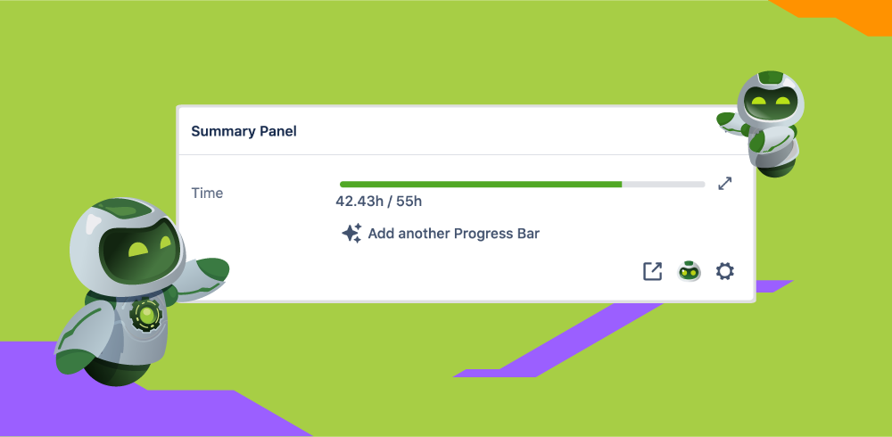 Progress bars with intuitive color coding