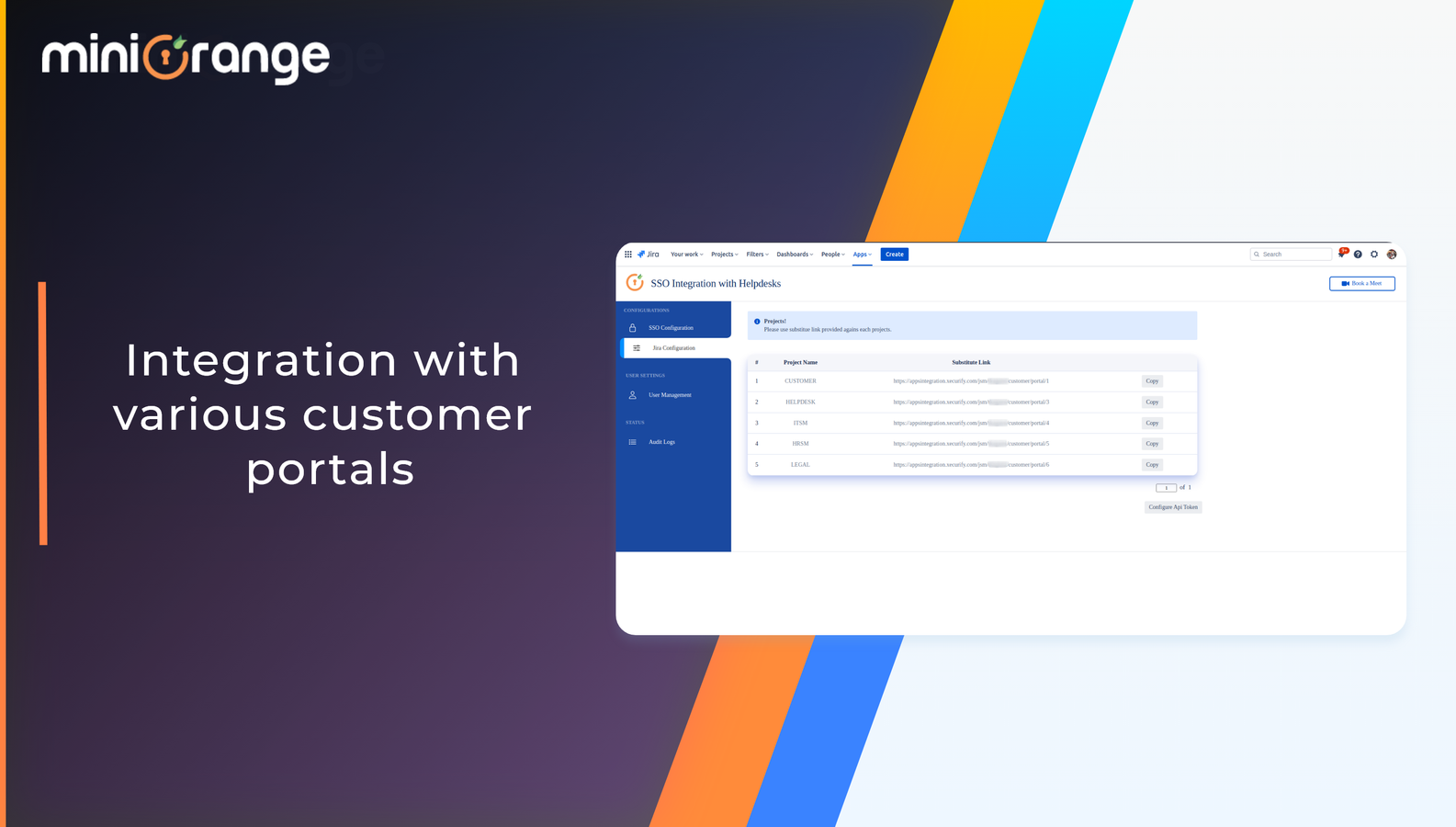 Integration with JSM Customer Portal