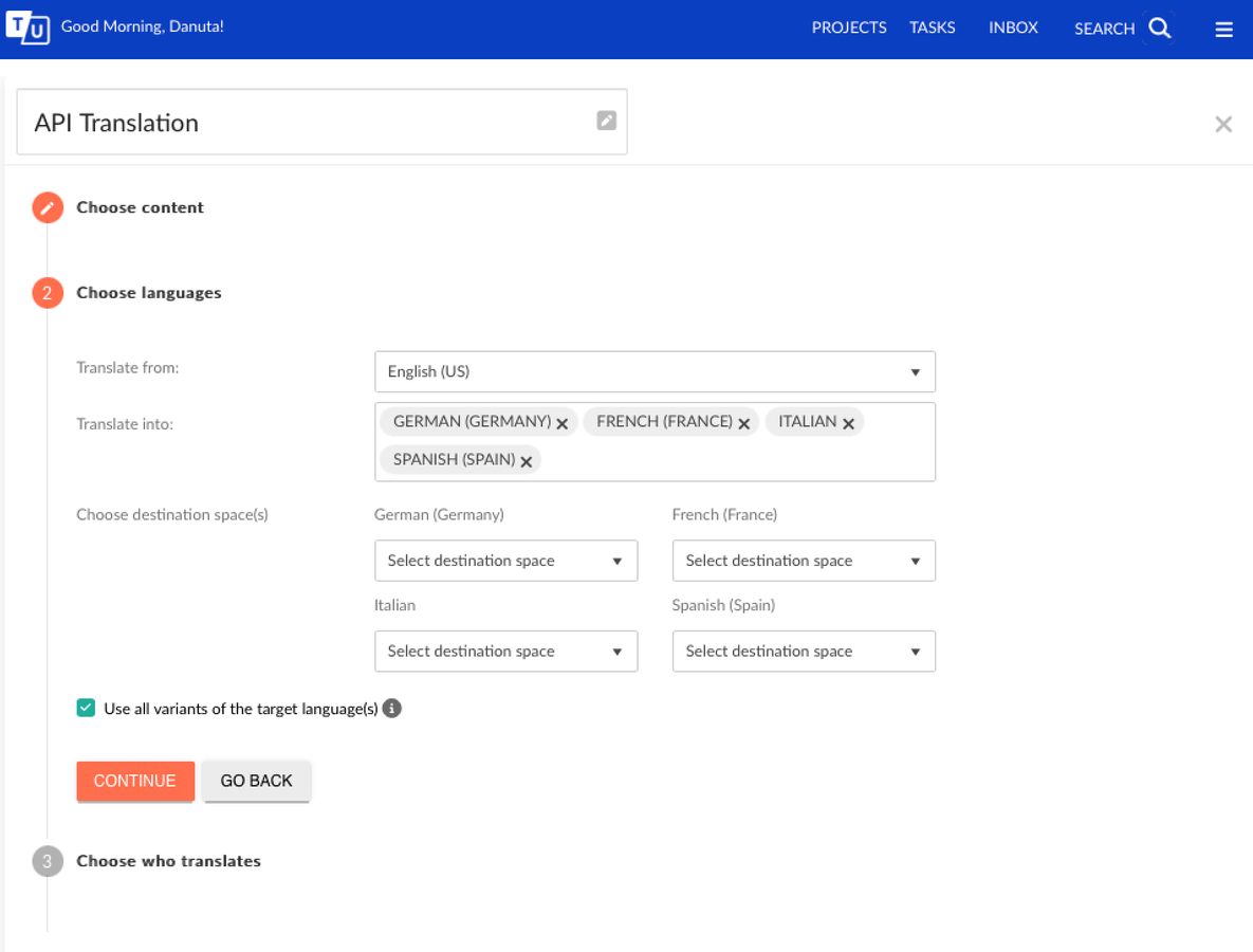 Translate your content into multiple languages