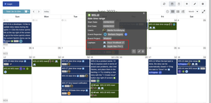 Use Assets integration to show the Assets fields for calendar events.