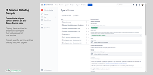 Consolidate all your service entries on the Space Forms page